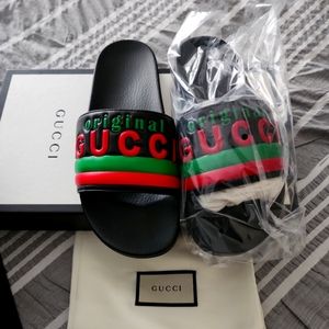 Men's designer Gucci slides